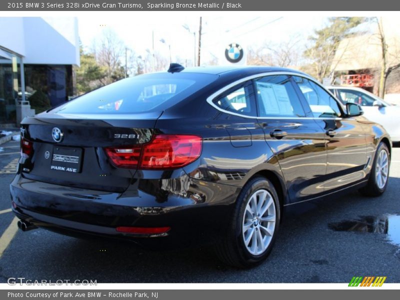 Sparkling Bronze Metallic / Black 2015 BMW 3 Series 328i xDrive Gran Turismo