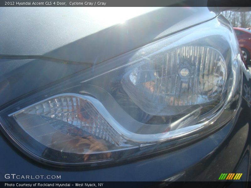 Cyclone Gray / Gray 2012 Hyundai Accent GLS 4 Door