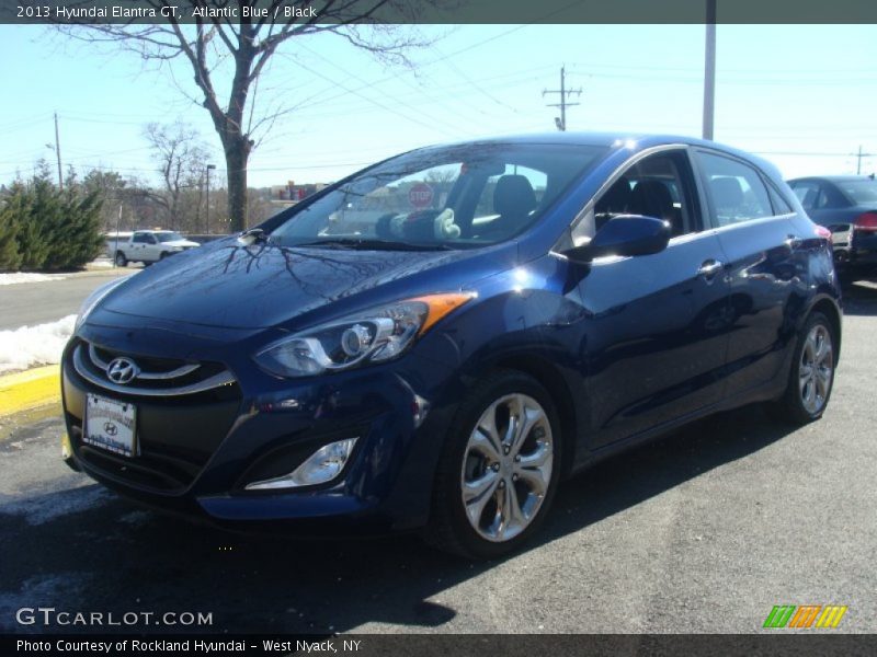 Atlantic Blue / Black 2013 Hyundai Elantra GT