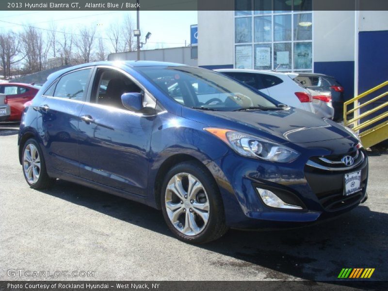 Atlantic Blue / Black 2013 Hyundai Elantra GT