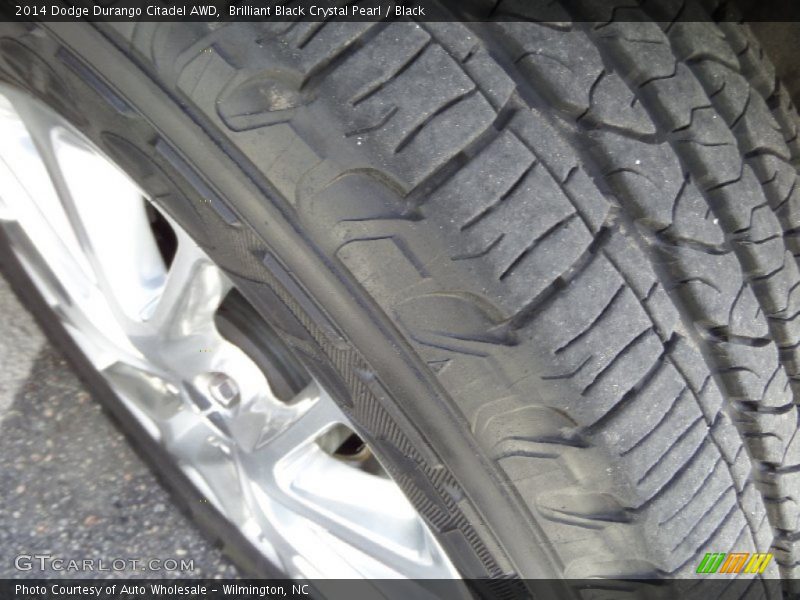 Brilliant Black Crystal Pearl / Black 2014 Dodge Durango Citadel AWD