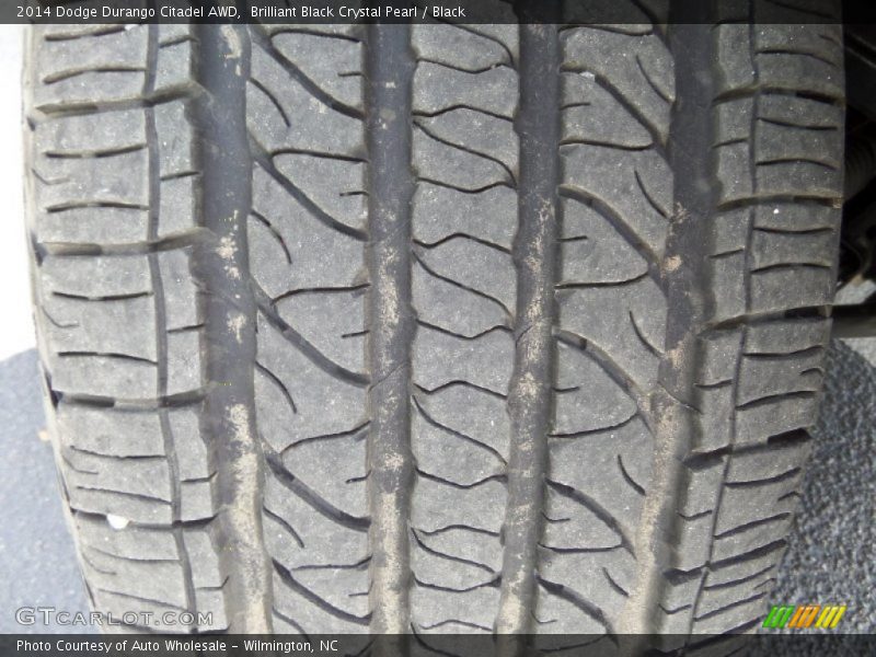 Brilliant Black Crystal Pearl / Black 2014 Dodge Durango Citadel AWD