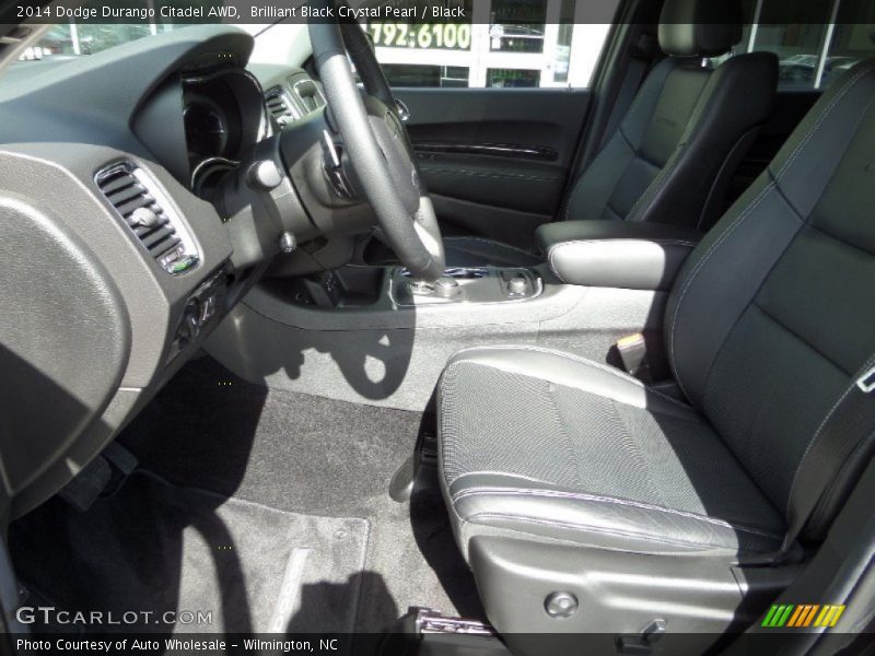 Brilliant Black Crystal Pearl / Black 2014 Dodge Durango Citadel AWD