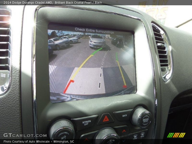 Brilliant Black Crystal Pearl / Black 2014 Dodge Durango Citadel AWD