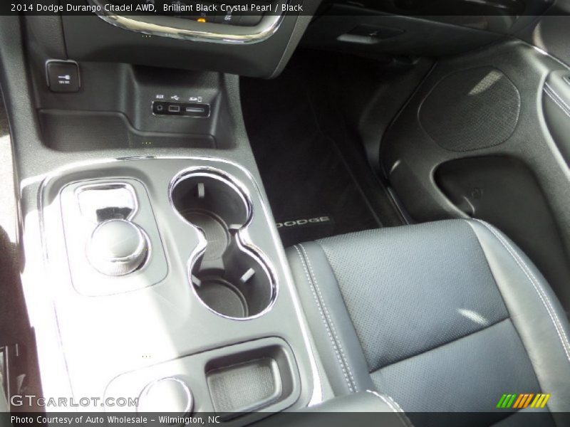 Brilliant Black Crystal Pearl / Black 2014 Dodge Durango Citadel AWD