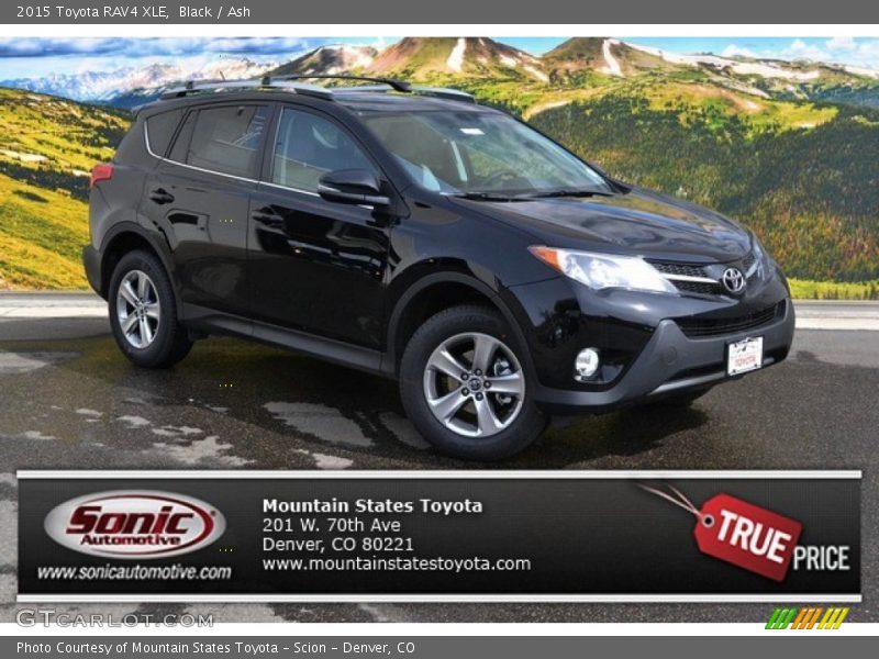 Black / Ash 2015 Toyota RAV4 XLE