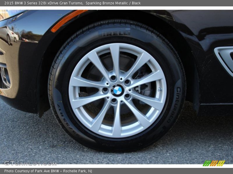 Sparkling Bronze Metallic / Black 2015 BMW 3 Series 328i xDrive Gran Turismo