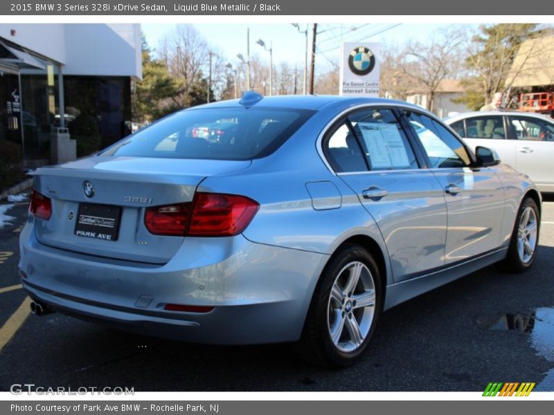 Liquid Blue Metallic / Black 2015 BMW 3 Series 328i xDrive Sedan