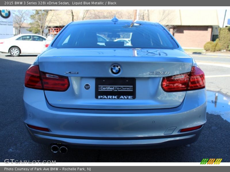 Liquid Blue Metallic / Black 2015 BMW 3 Series 328i xDrive Sedan