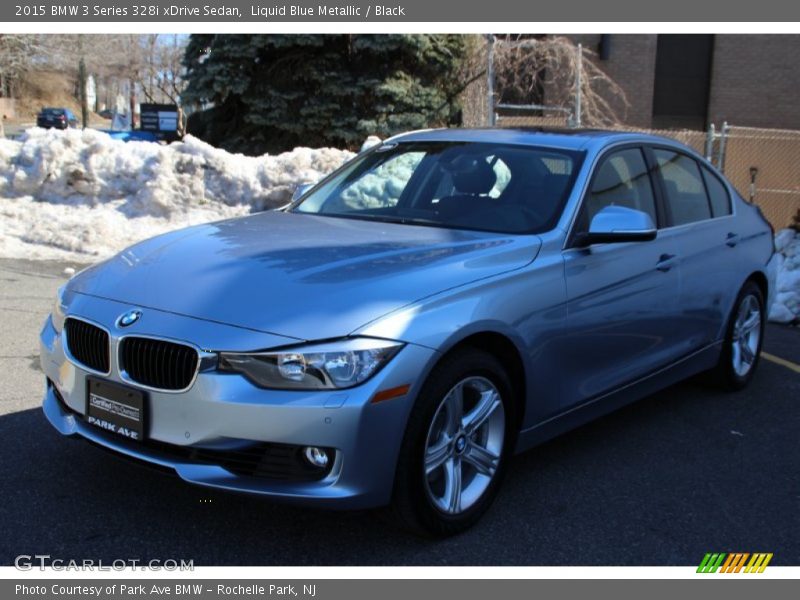 Liquid Blue Metallic / Black 2015 BMW 3 Series 328i xDrive Sedan