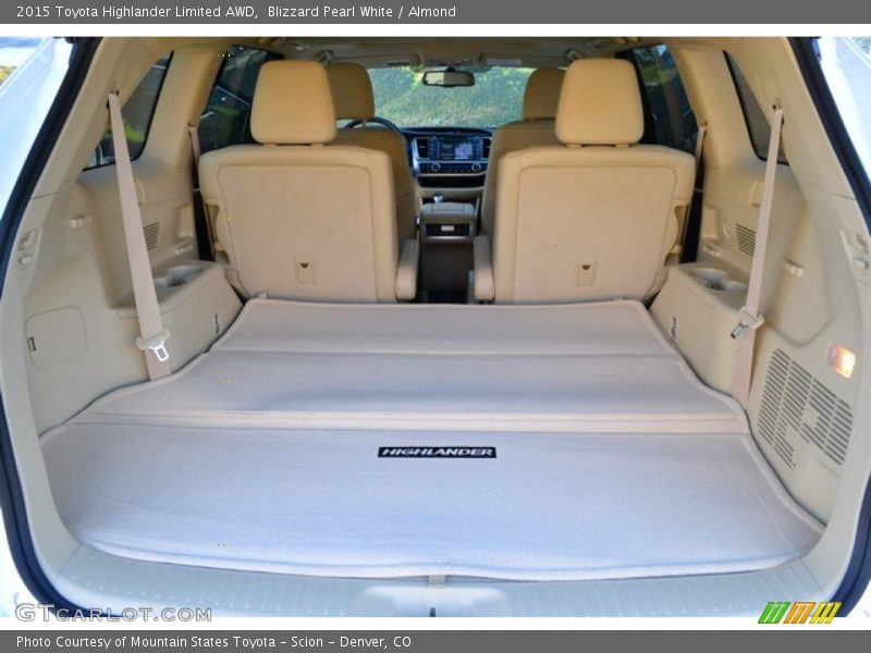Blizzard Pearl White / Almond 2015 Toyota Highlander Limited AWD