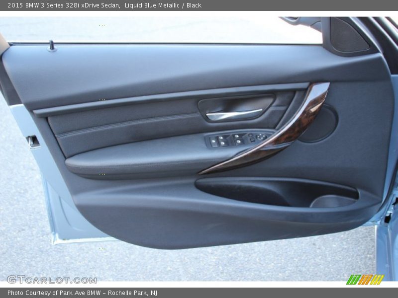 Liquid Blue Metallic / Black 2015 BMW 3 Series 328i xDrive Sedan