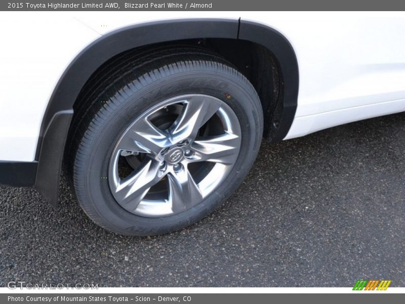 Blizzard Pearl White / Almond 2015 Toyota Highlander Limited AWD