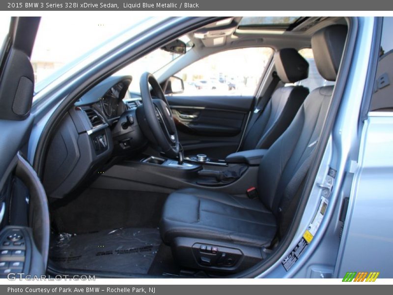 Liquid Blue Metallic / Black 2015 BMW 3 Series 328i xDrive Sedan