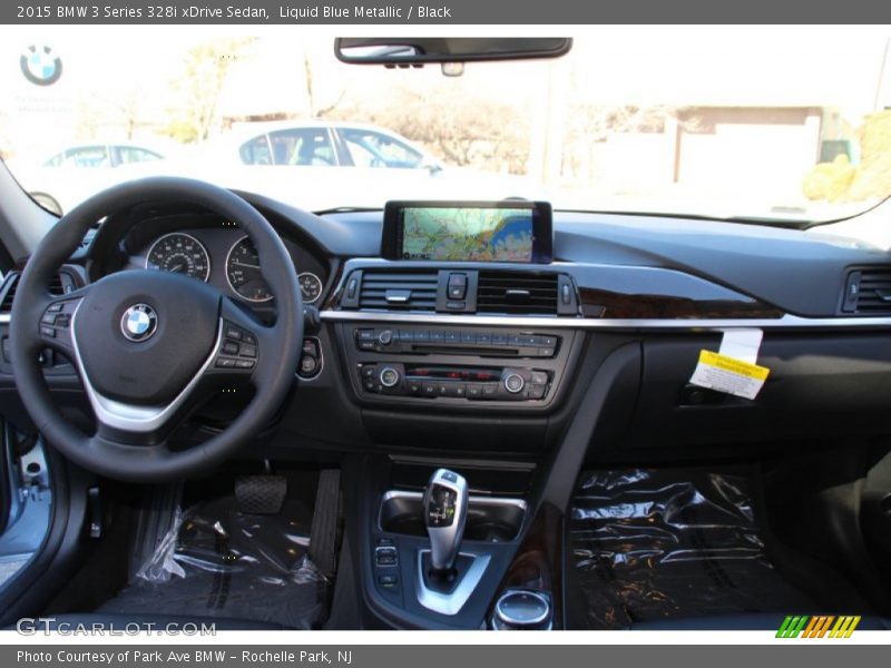 Liquid Blue Metallic / Black 2015 BMW 3 Series 328i xDrive Sedan