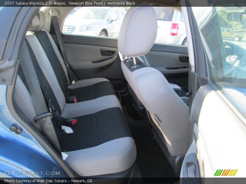 Newport Blue Pearl / Anthracite Black 2007 Subaru Impreza 2.5i Wagon