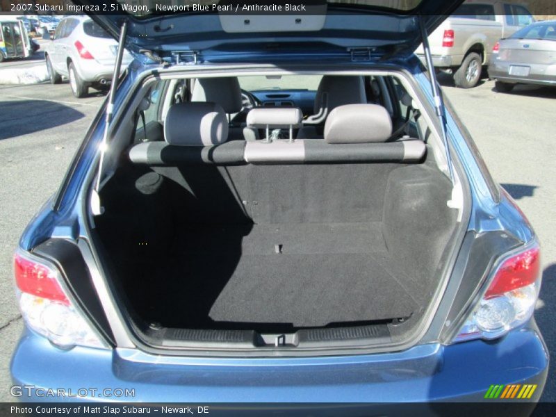 Newport Blue Pearl / Anthracite Black 2007 Subaru Impreza 2.5i Wagon