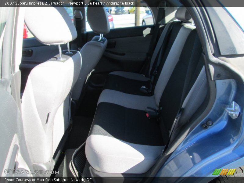 Newport Blue Pearl / Anthracite Black 2007 Subaru Impreza 2.5i Wagon