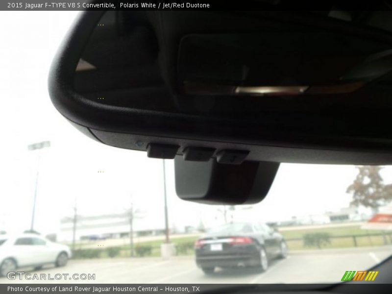 Polaris White / Jet/Red Duotone 2015 Jaguar F-TYPE V8 S Convertible