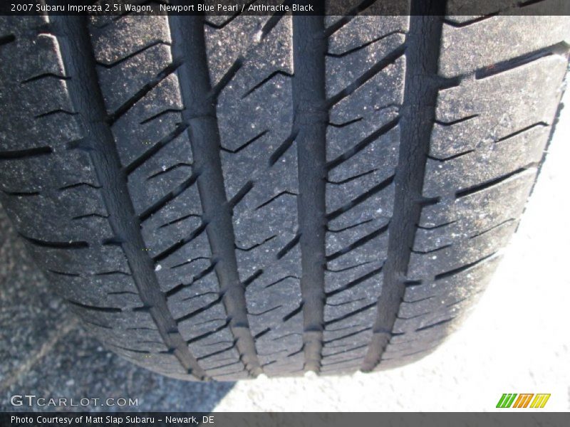 Newport Blue Pearl / Anthracite Black 2007 Subaru Impreza 2.5i Wagon