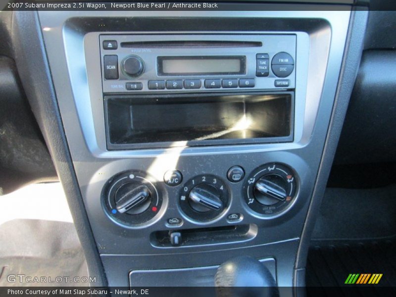 Newport Blue Pearl / Anthracite Black 2007 Subaru Impreza 2.5i Wagon