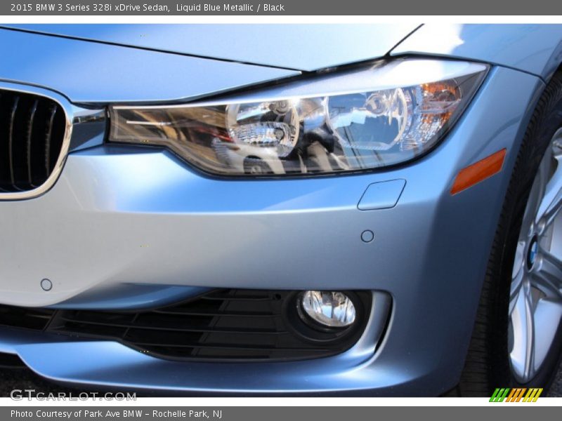 Liquid Blue Metallic / Black 2015 BMW 3 Series 328i xDrive Sedan