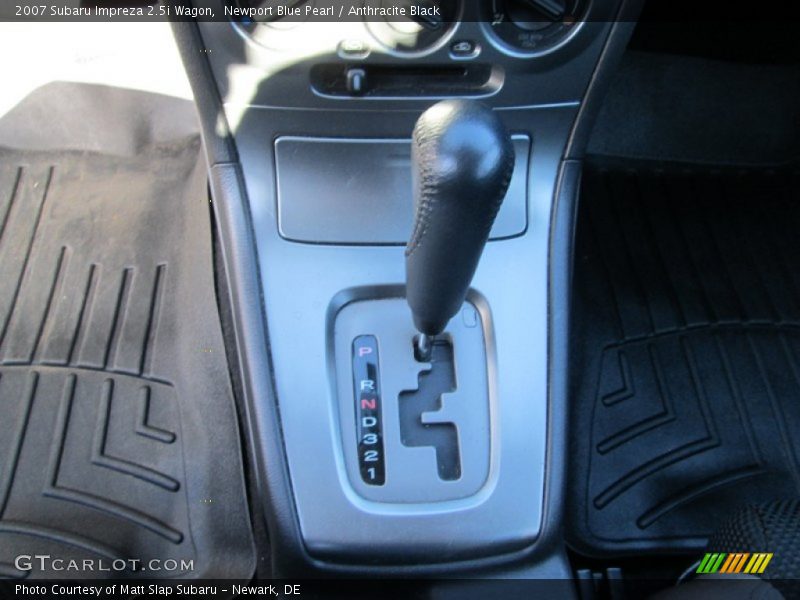 Newport Blue Pearl / Anthracite Black 2007 Subaru Impreza 2.5i Wagon