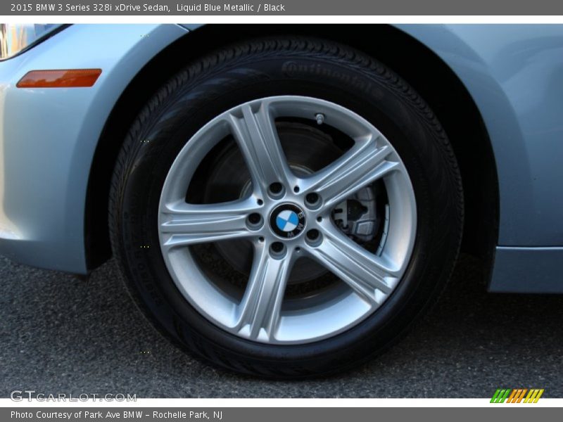 Liquid Blue Metallic / Black 2015 BMW 3 Series 328i xDrive Sedan