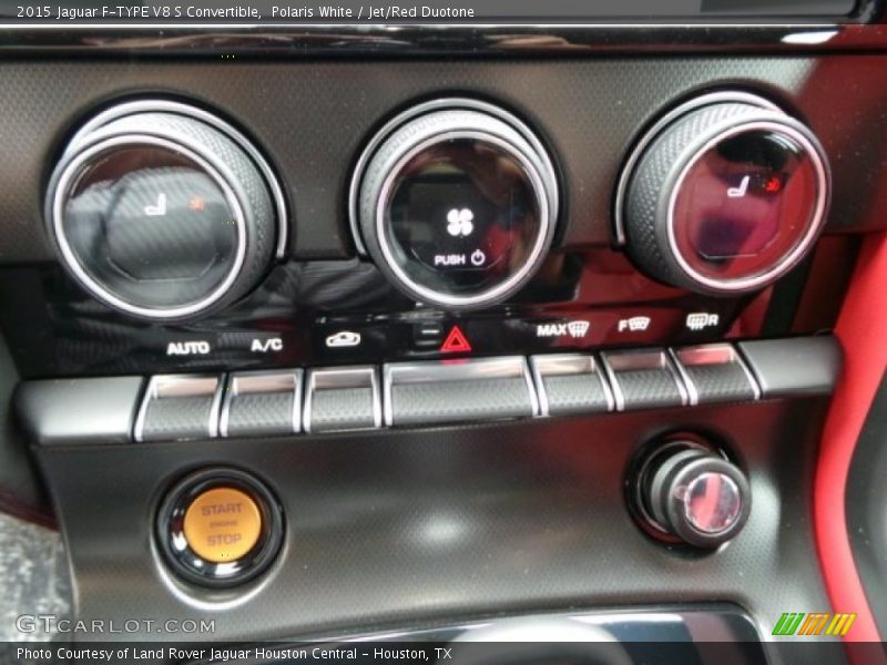 Controls of 2015 F-TYPE V8 S Convertible