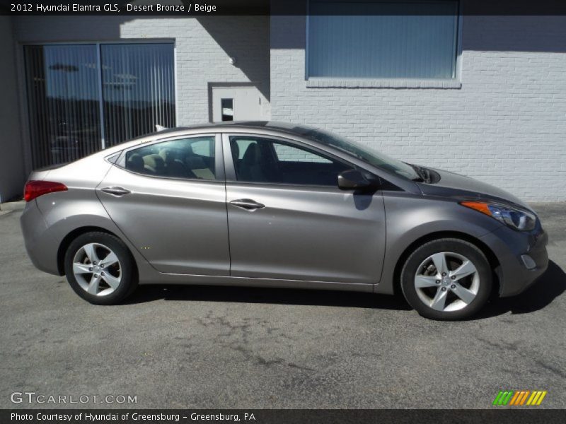 Desert Bronze / Beige 2012 Hyundai Elantra GLS