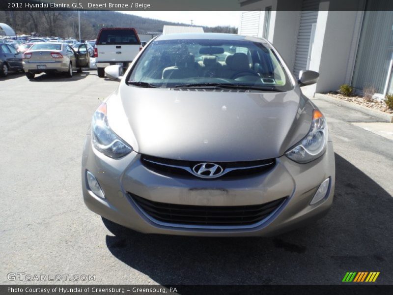 Desert Bronze / Beige 2012 Hyundai Elantra GLS