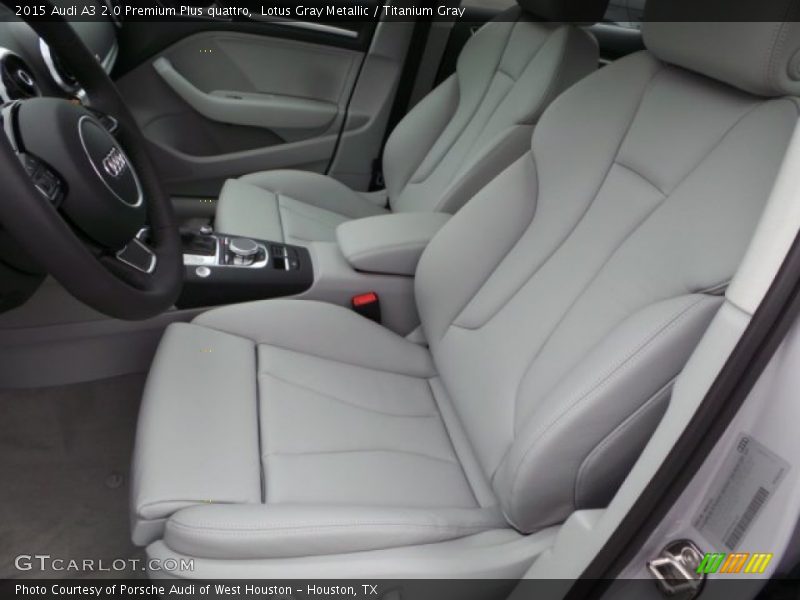 Lotus Gray Metallic / Titanium Gray 2015 Audi A3 2.0 Premium Plus quattro