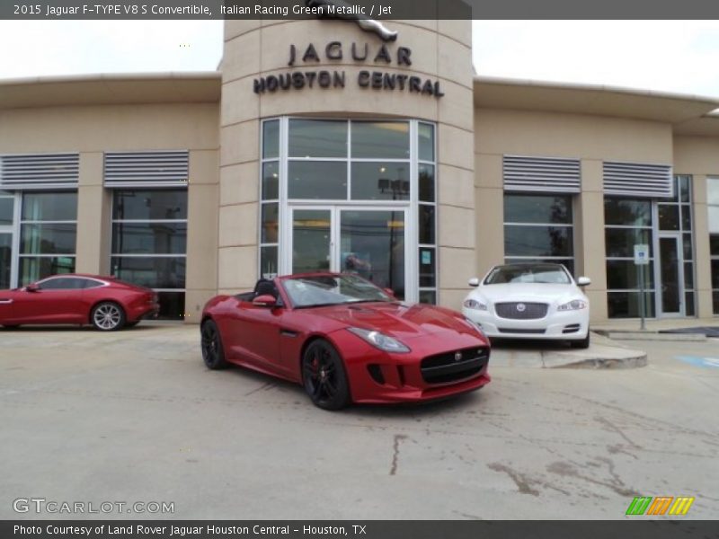 Italian Racing Green Metallic / Jet 2015 Jaguar F-TYPE V8 S Convertible