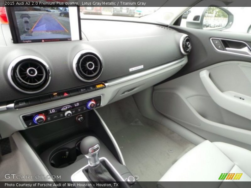 Lotus Gray Metallic / Titanium Gray 2015 Audi A3 2.0 Premium Plus quattro