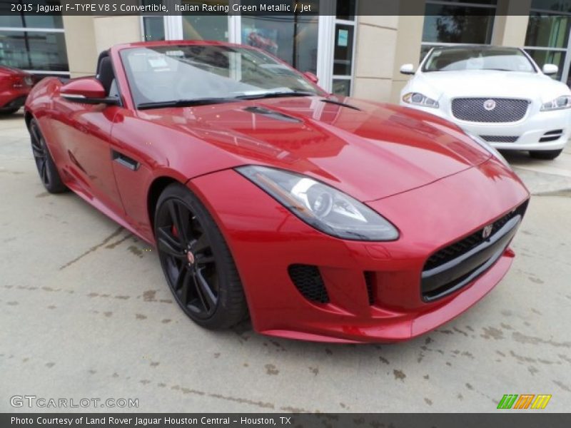 Italian Racing Green Metallic / Jet 2015 Jaguar F-TYPE V8 S Convertible