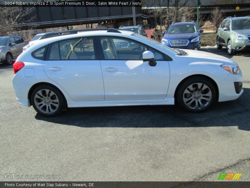 Satin White Pearl / Ivory 2014 Subaru Impreza 2.0i Sport Premium 5 Door