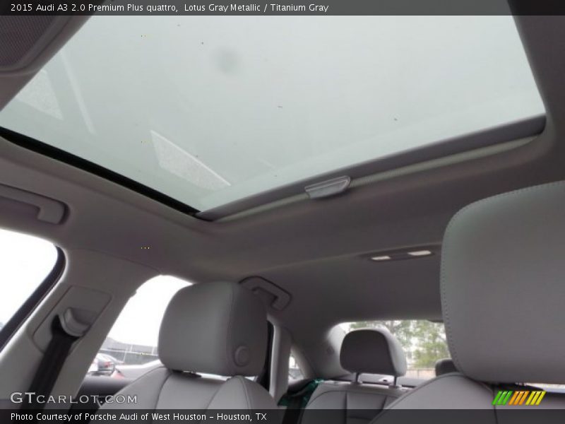 Lotus Gray Metallic / Titanium Gray 2015 Audi A3 2.0 Premium Plus quattro