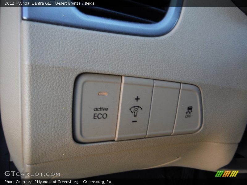 Desert Bronze / Beige 2012 Hyundai Elantra GLS