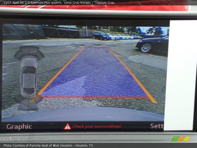 Lotus Gray Metallic / Titanium Gray 2015 Audi A3 2.0 Premium Plus quattro