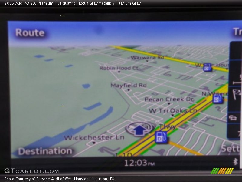 Lotus Gray Metallic / Titanium Gray 2015 Audi A3 2.0 Premium Plus quattro