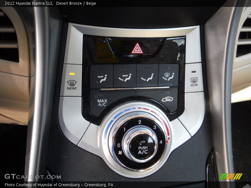 Desert Bronze / Beige 2012 Hyundai Elantra GLS