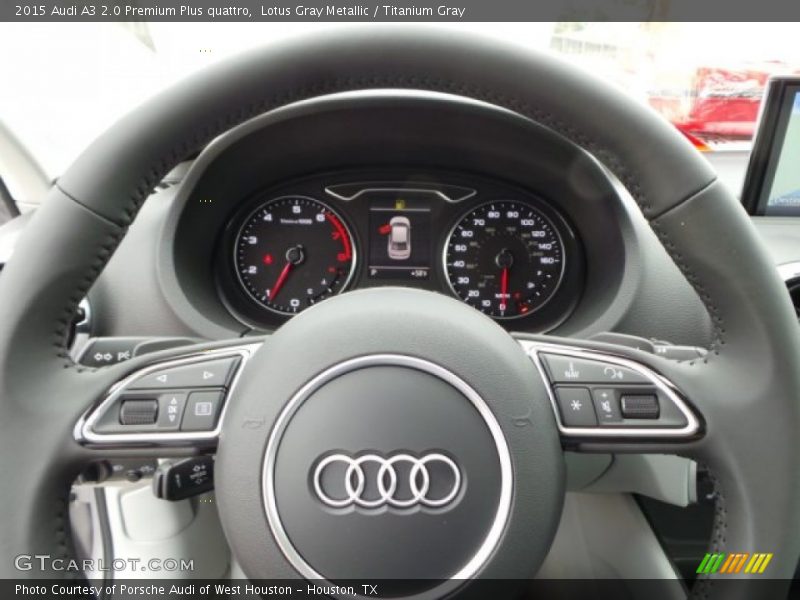 Lotus Gray Metallic / Titanium Gray 2015 Audi A3 2.0 Premium Plus quattro