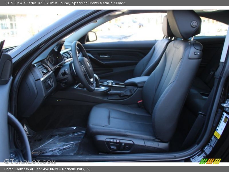 Sparkling Brown Metallic / Black 2015 BMW 4 Series 428i xDrive Coupe