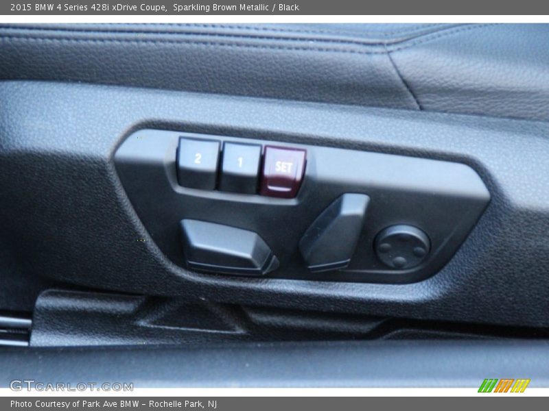 Sparkling Brown Metallic / Black 2015 BMW 4 Series 428i xDrive Coupe