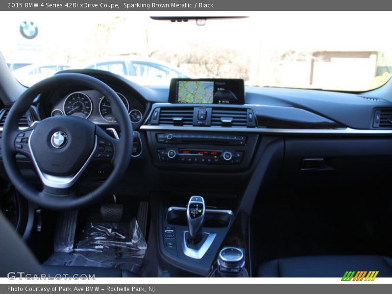 Sparkling Brown Metallic / Black 2015 BMW 4 Series 428i xDrive Coupe