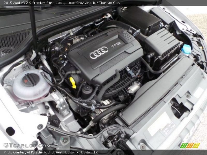 Lotus Gray Metallic / Titanium Gray 2015 Audi A3 2.0 Premium Plus quattro