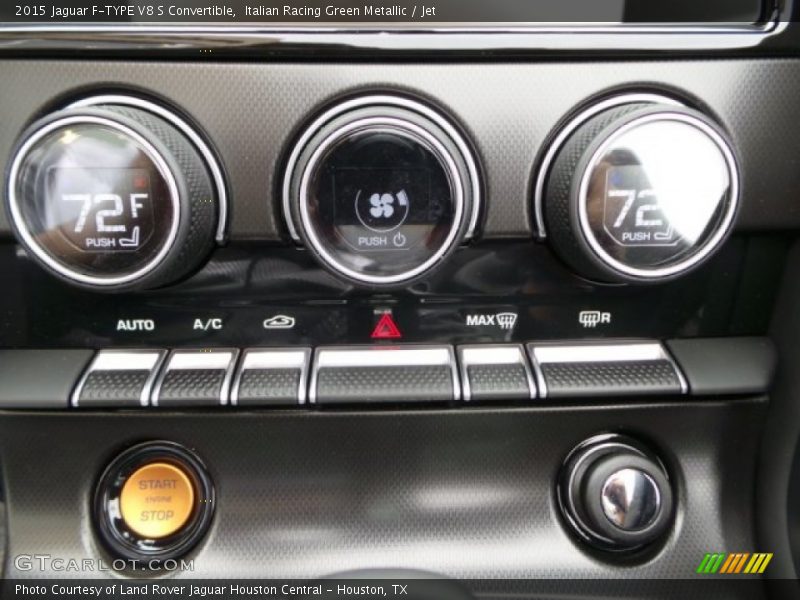 Controls of 2015 F-TYPE V8 S Convertible