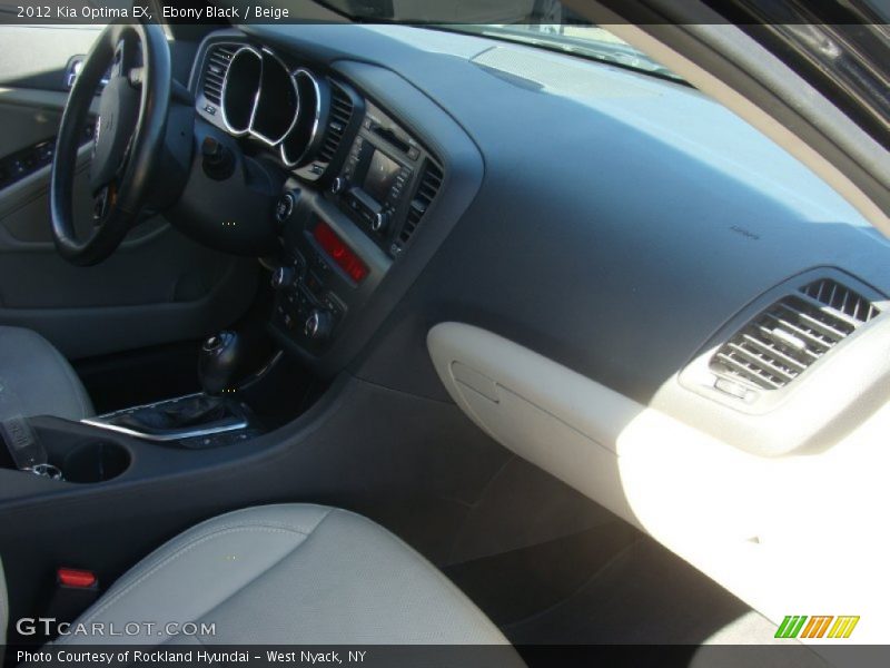 Ebony Black / Beige 2012 Kia Optima EX