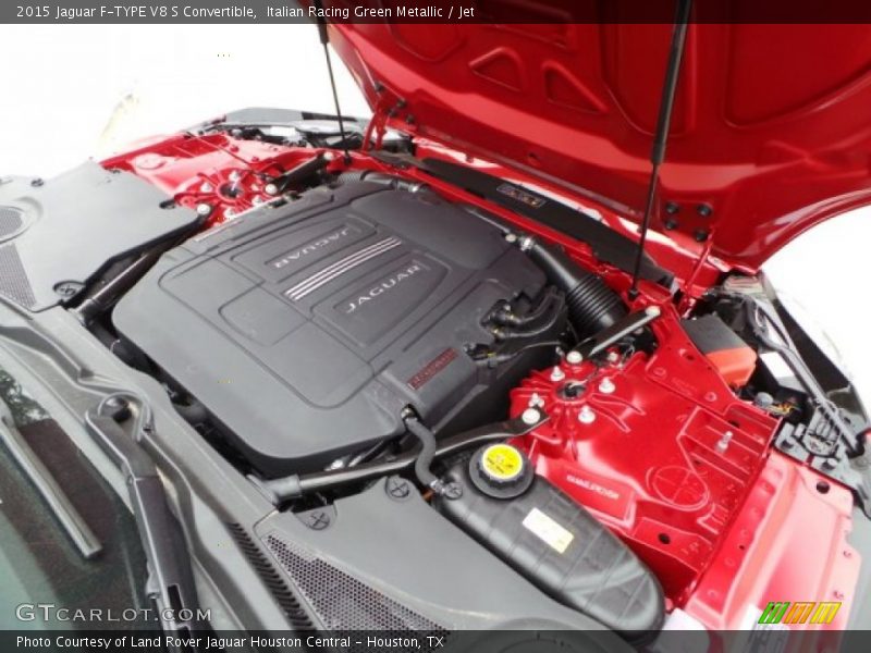  2015 F-TYPE V8 S Convertible Engine - 5.0 Liter DI Supercharged DOHC 32-Valve VVT V8