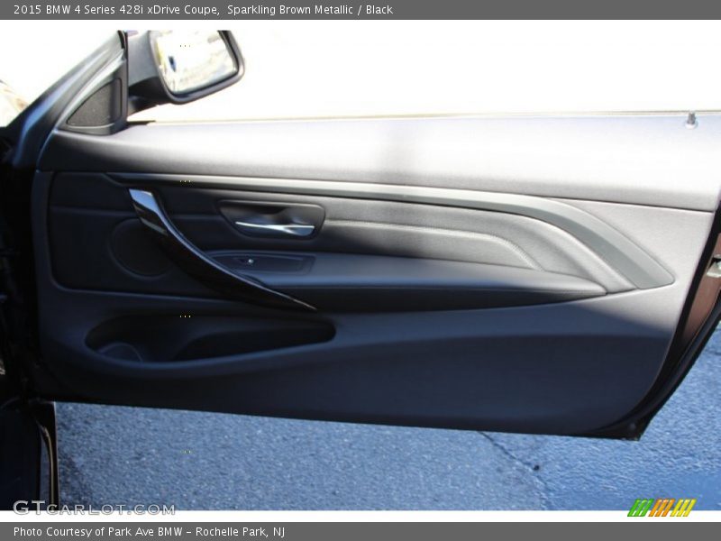 Sparkling Brown Metallic / Black 2015 BMW 4 Series 428i xDrive Coupe
